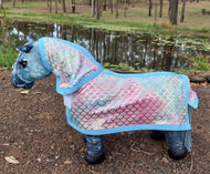 Mermaid Sparkle Toy Pony Rug/Neck Combo