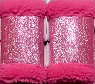 Set of 2 Pink Sparkle Boots