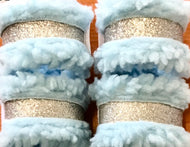 Silver Sparkle Toy Pony Boots