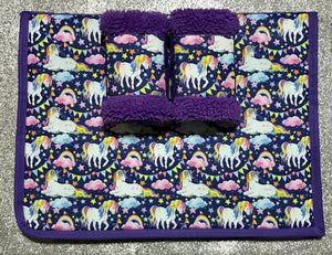 Unicorn Saddlecloth Set