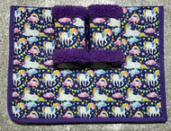 Unicorn Saddlecloth Set