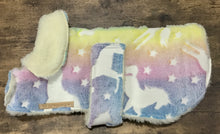 Load image into Gallery viewer, Glow in the Dark Unicorns Dog Rug