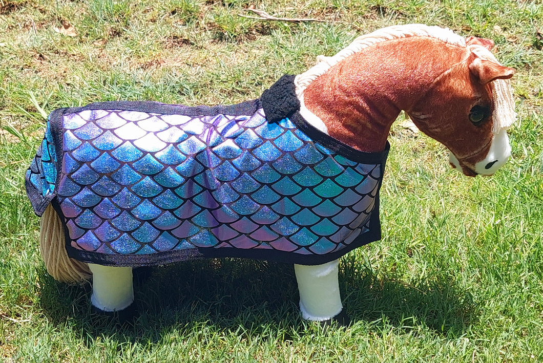 Aqua/Purple Toy Pony Rug