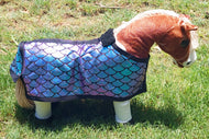 Aqua/Purple Toy Pony Rug
