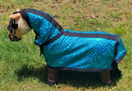 Aqua Sparkle Toy Pony Rug/Neck Combo