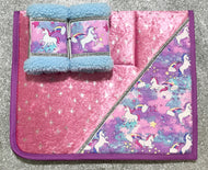 Unicorn Sparkle Saddlecloth Set