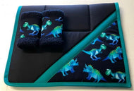 Dinosaur Saddlecloth Set